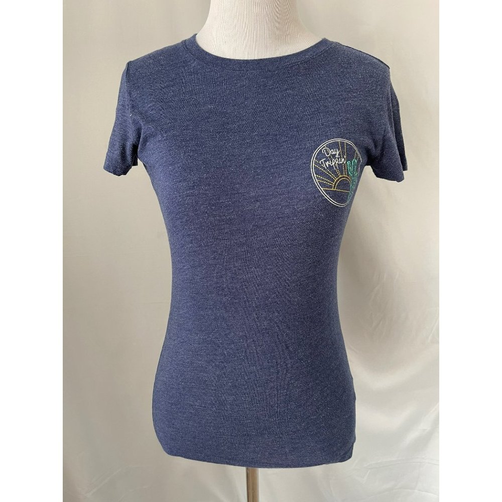 Free State Blue "Day Trippin' " Fitted Short Sleeve Tee